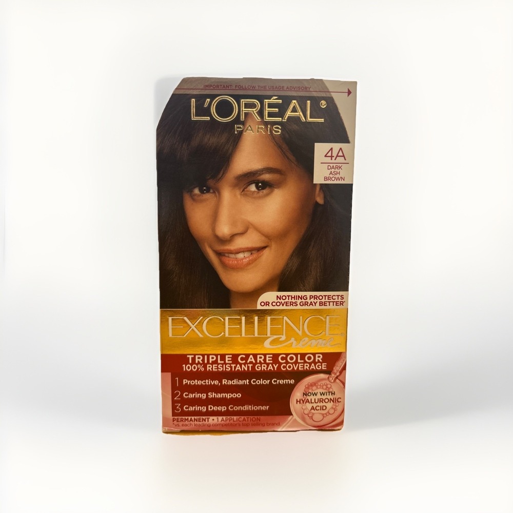 L'Oreal Paris Excellence Creme Hair Color 4A Dark Ash Brown 1 Pack